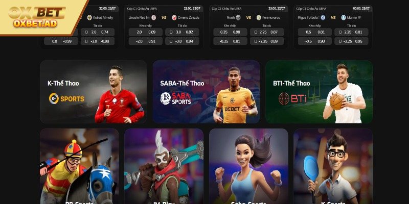 Đặc điểm của nền tảng thể thao OXBET