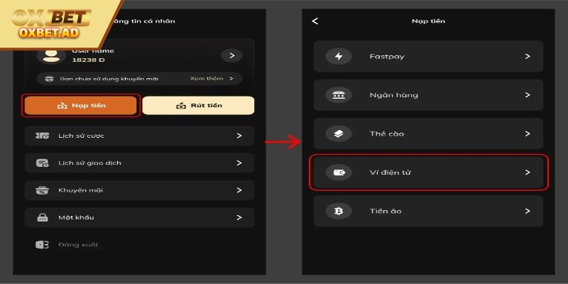 Nạp Tiền OXBET - Bí Quyết Giao Dịch Hiệu Quả Dễ Dàng